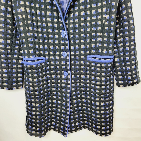 Aldo Martins checked sweater coat - Picture 7 of 11